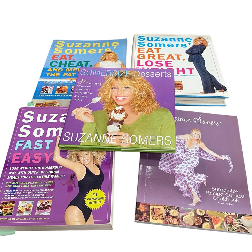 Lot of 5 Suzanne Somers Diet Books somersize
